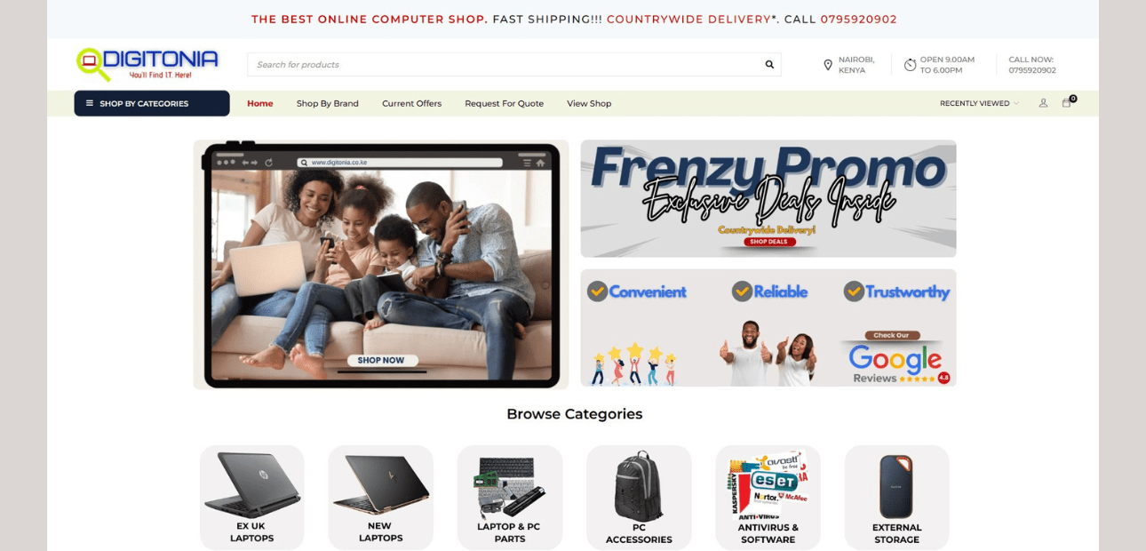 Digitonia Systems Website