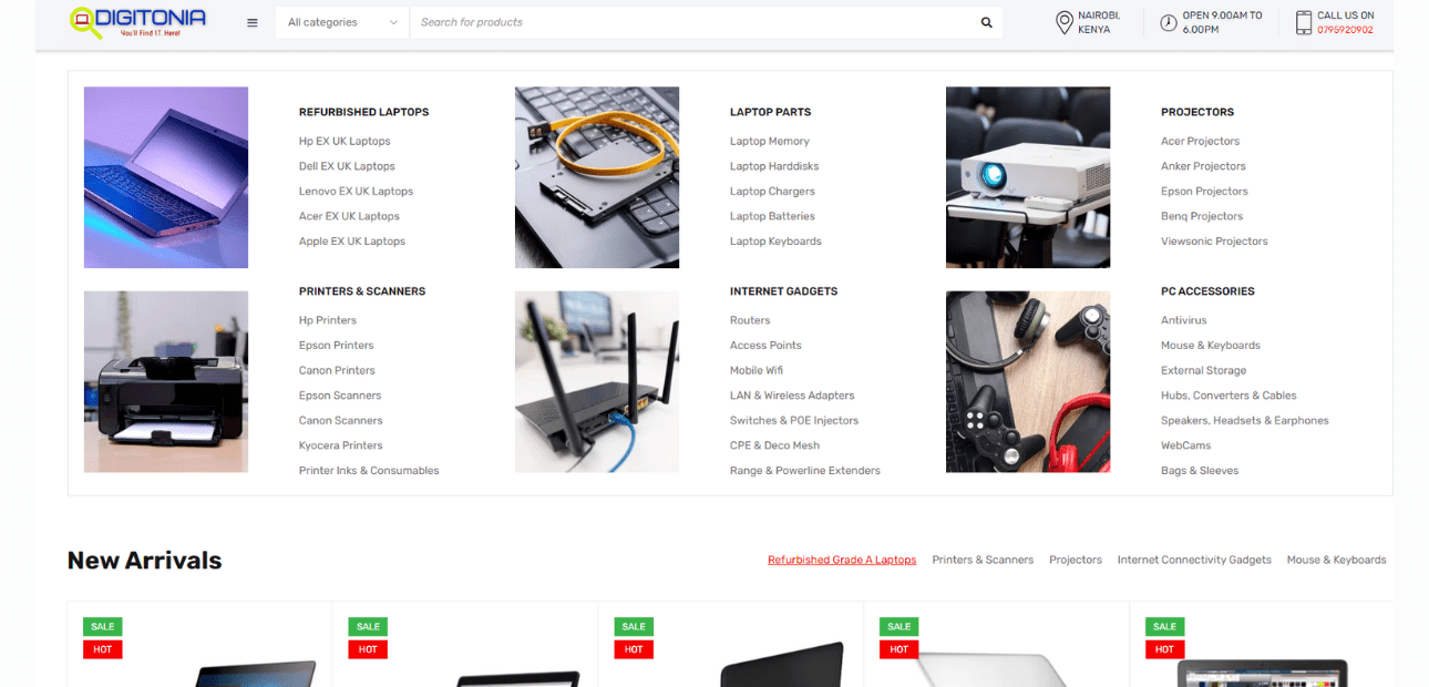 Digitonia Systems Website