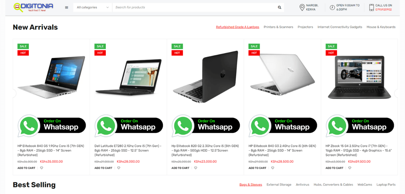 Digitonia Systems Website