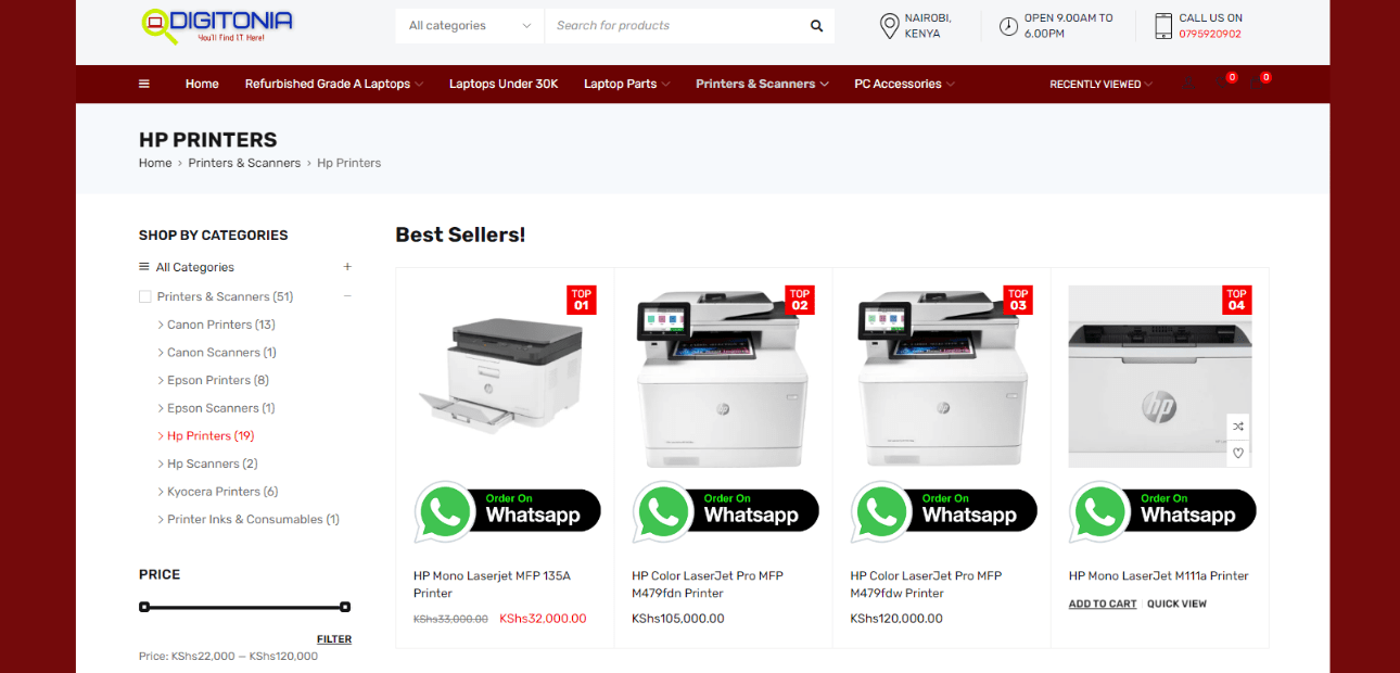 Digitonia Systems Website