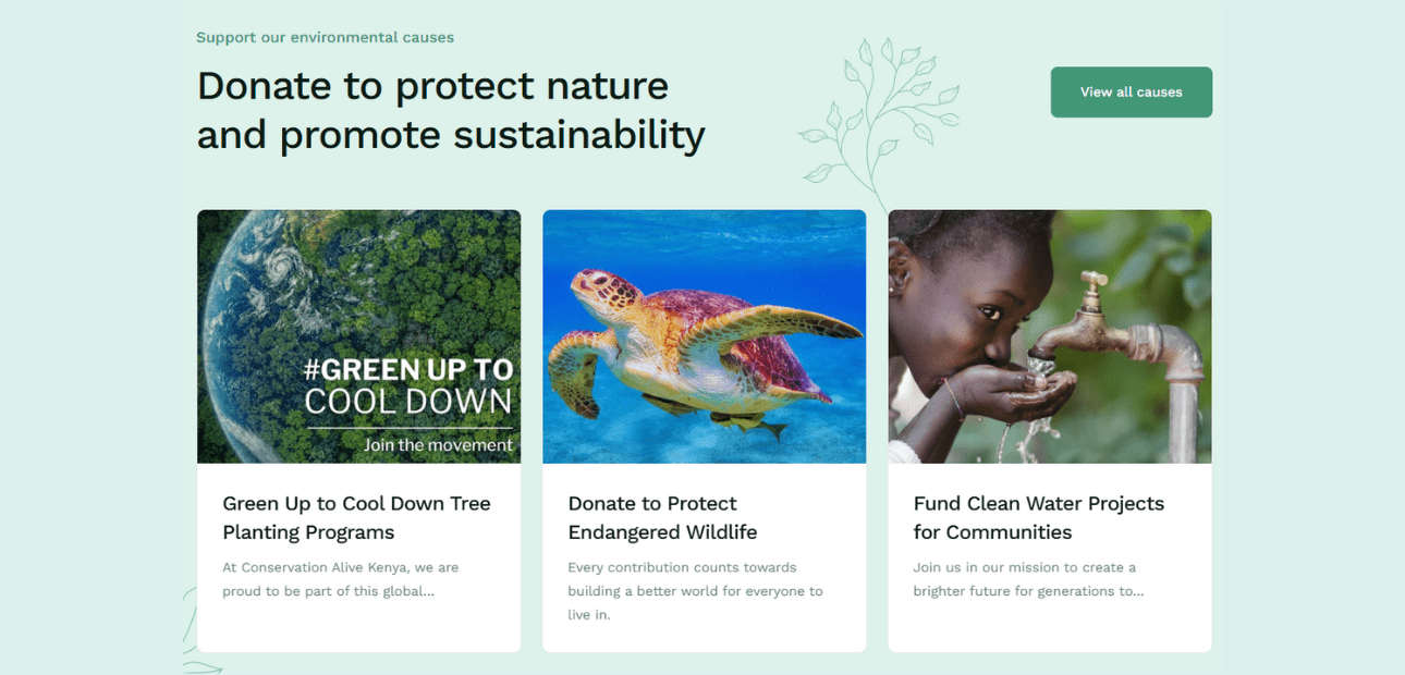 Conservation Alive Website