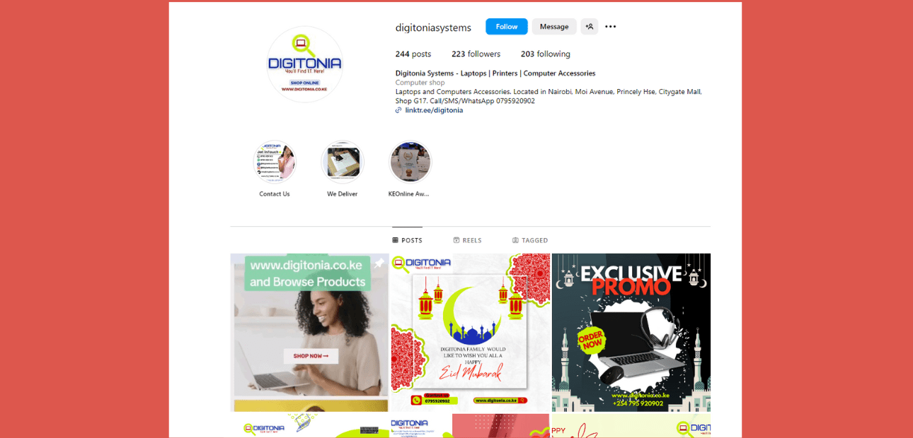 Digitonia Systems Social Media