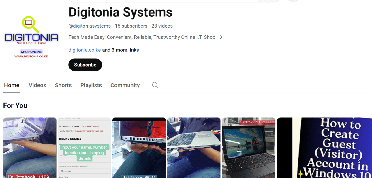 Digitonia Systems Social Media